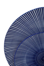 Maya 12 Piece Blue And White Dinner Set