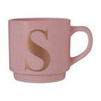 Signet Pink Monogram Mug S