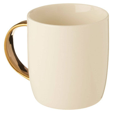 Diamond Deco White Monogram Mug M