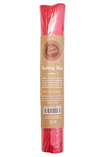 From Scratch Red Silicone Baking Mat