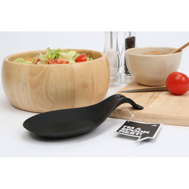 Zing Black Silicone Spoon Rest