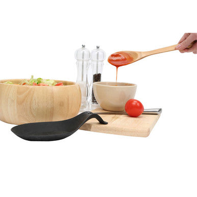 Zing Black Silicone Spoon Rest