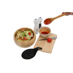Zing Black Silicone Spoon Rest