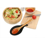 Zing Black Silicone Spoon Rest