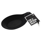 Zing Black Silicone Spoon Rest