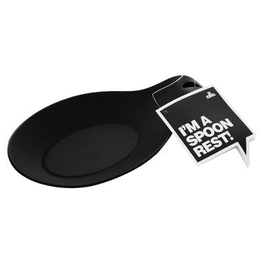 Zing Black Silicone Spoon Rest