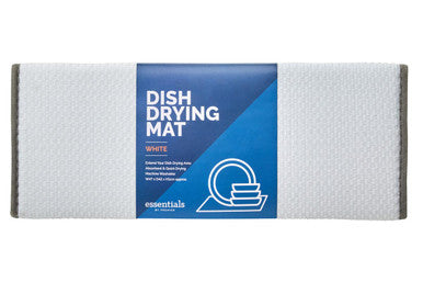 Sinkside Dish Drying White Mat