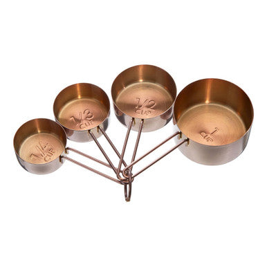 Alchemist Set Of 4 Rose Gold Measuring Cups