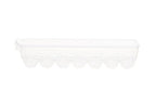 Romm Clear Plastic 14 Egg Storage Tray With Lid