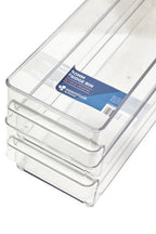 Romm Set Of Two Small Stackable Fridge Storage Trays