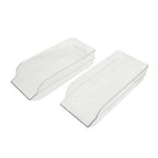 Romm Set Of Two Stackable Fridge Storage Trays