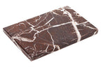 Salmo Rectangular Red Marble Chopping And Serving Board