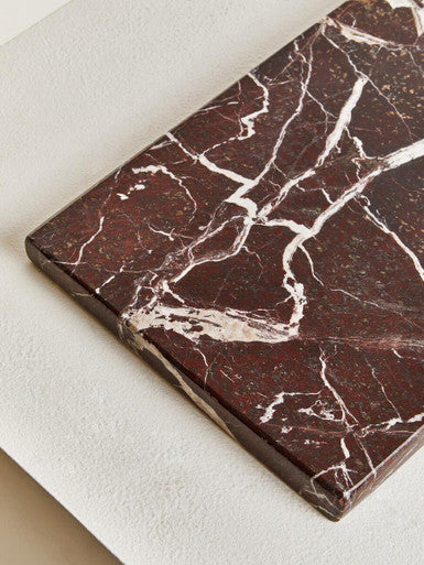 Salmo Rectangular Red Marble Chopping And Serving Board