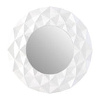 Stockholm White High Gloss 3D Design Wall Mirror