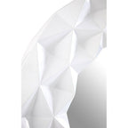 Stockholm White High Gloss 3D Design Wall Mirror