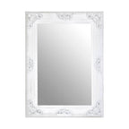 Brussels Baroque Antique White Wall Mirror