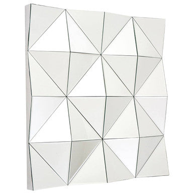 Lidia Geometric Square Shaped Wall Mirror