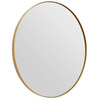 Helen Large Gold Finish Oval Wall Mirror