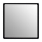 Trosa Large Black Wall Mirror With Gold Edge