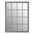 Hawthorne Grey Flat Wood Wall Mirror