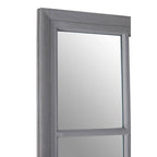 Hawthorne Grey Flat Wood Wall Mirror