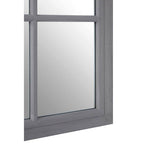 Hawthorne Grey Flat Wood Wall Mirror