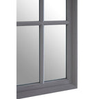 Hawthorne Grey Distressed Window Wall Mirror