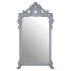 Gabrieli Grey Wall Mirror With Decorative Crest