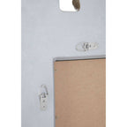 Sinarge Champagne Finish Clamshell Design Wall Mirror