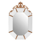 Milana Wall Mirror With Gold Resin Frame