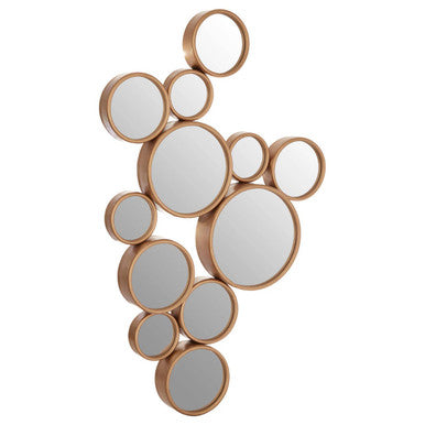 Persephone Large Gold Finish Wall Mirror