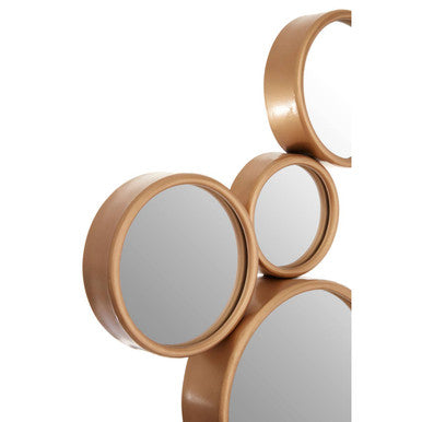 Persephone Large Gold Finish Wall Mirror