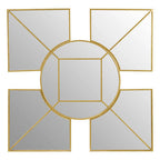 Yaxi Gold Foil Wall Mirror