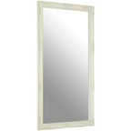 Andrey White And Brushed Gold Finish Wall Mirror