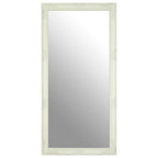 Andrey White And Brushed Gold Finish Wall Mirror
