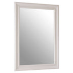 Claude White Finish Wall Mirror
