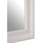 Claude White Finish Wall Mirror