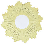 Glitzy Small Circular Wall Mirror