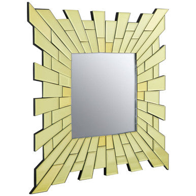 Glitzy Small Square Wall Mirror