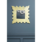 Glitzy Small Square Wall Mirror