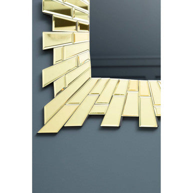 Glitzy Small Square Wall Mirror