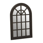 Shayla Matte Black Wall Mirror