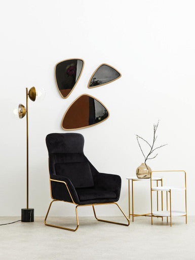 Torino Medium Triangular Wall Mirror