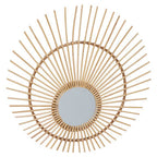 Mataram Natural Rattan Wall Mirror