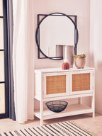 Matera Square Black Wall Mirror