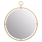 Matera Gold Wall Mirror With Ring