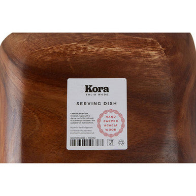 Kora Acacia Four Section Serving Dish