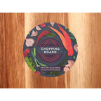 Socorro Round Acacia Chopping And Serving Board With Blue Edge