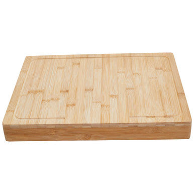Aleki Rectangular Bamboo Chopping & Serving Board - Eco-Friendly Kitchen Essential