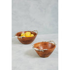 Vine  Acacia Wood Large Round Bowl